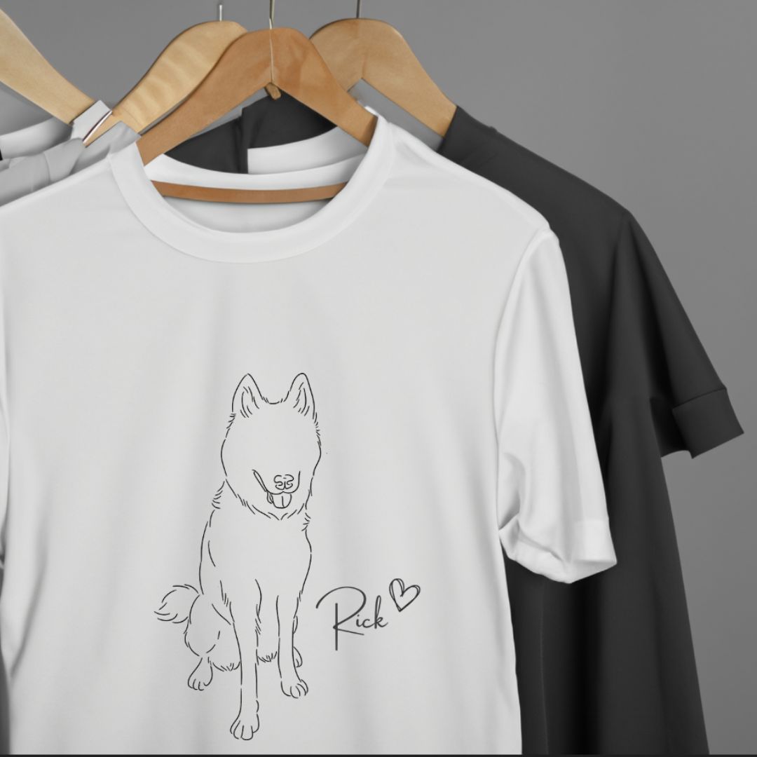Your Dog On A Shirt - Custom Pet Shirt