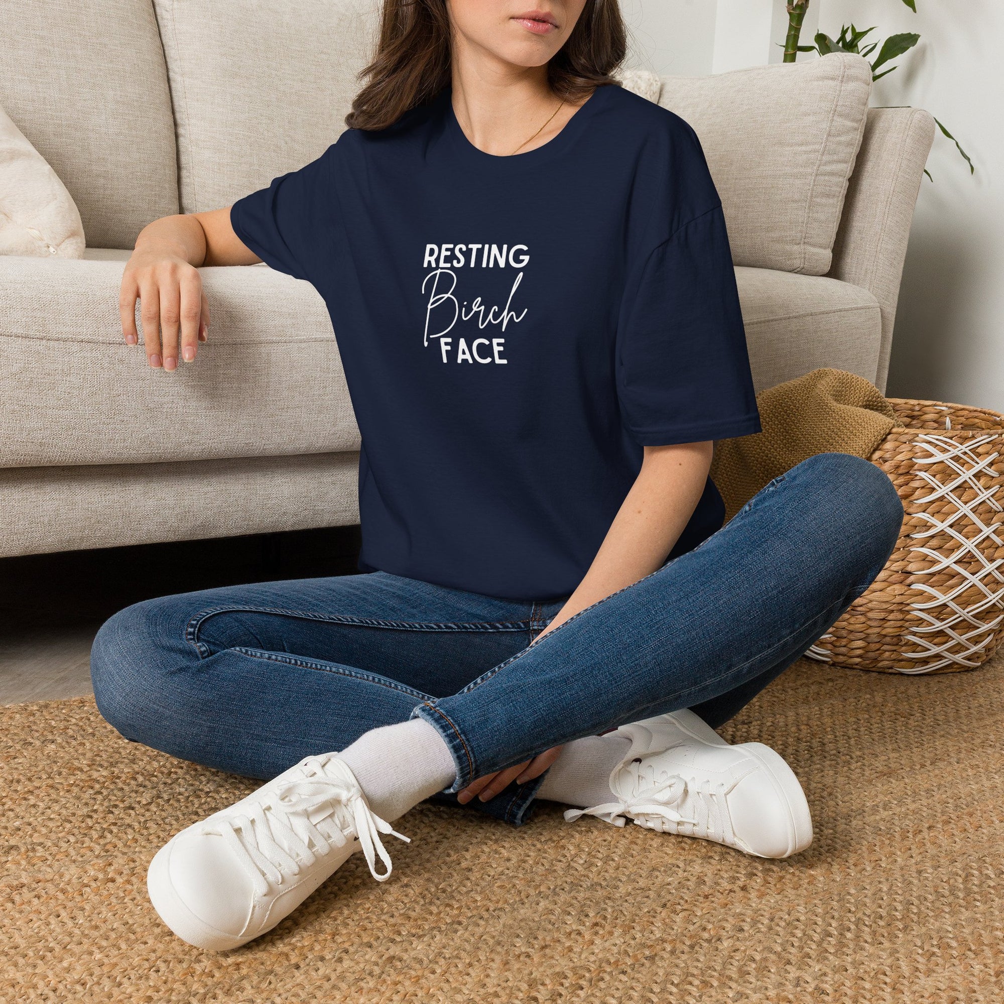 Resting Birch Face Doggy Lady Special - Tee
