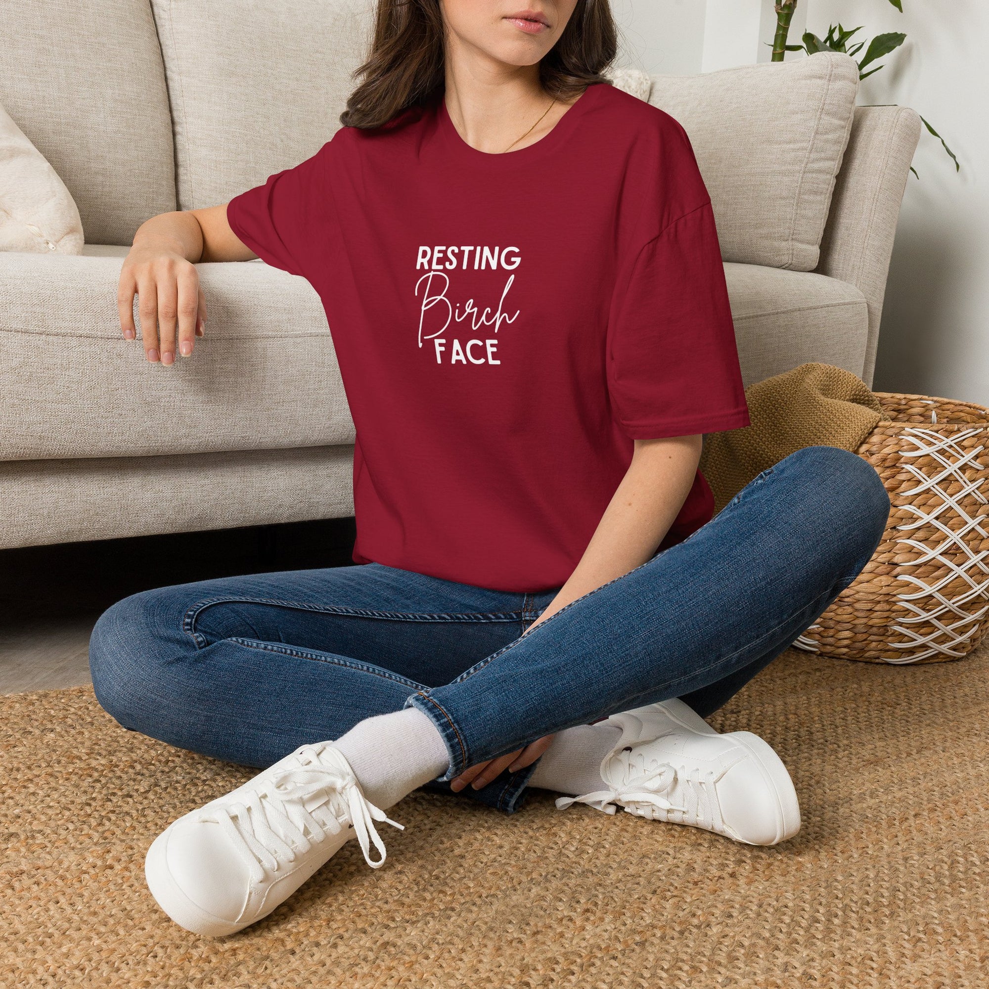 Resting Birch Face Doggy Lady Special - Tee