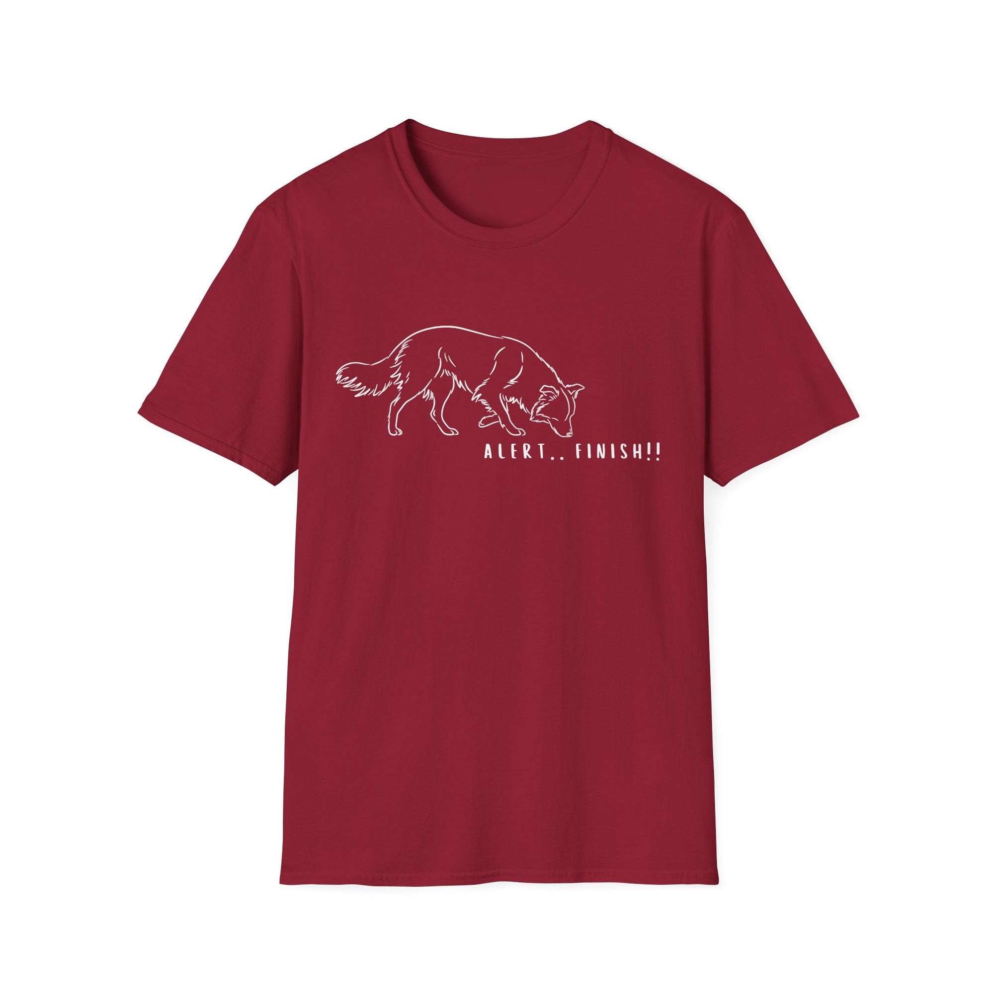 Alert Finish Dog Doggy Lady Special - Tee