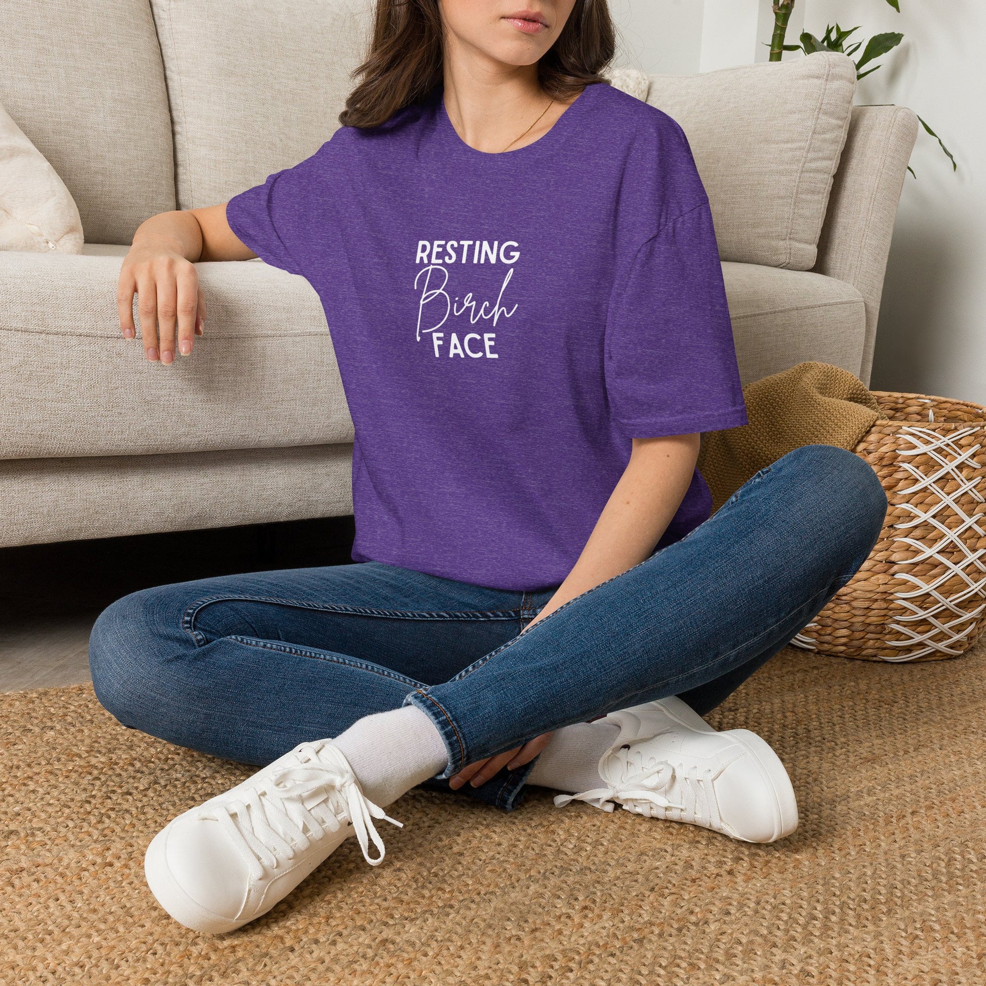 Resting Birch Face Doggy Lady Special - Tee