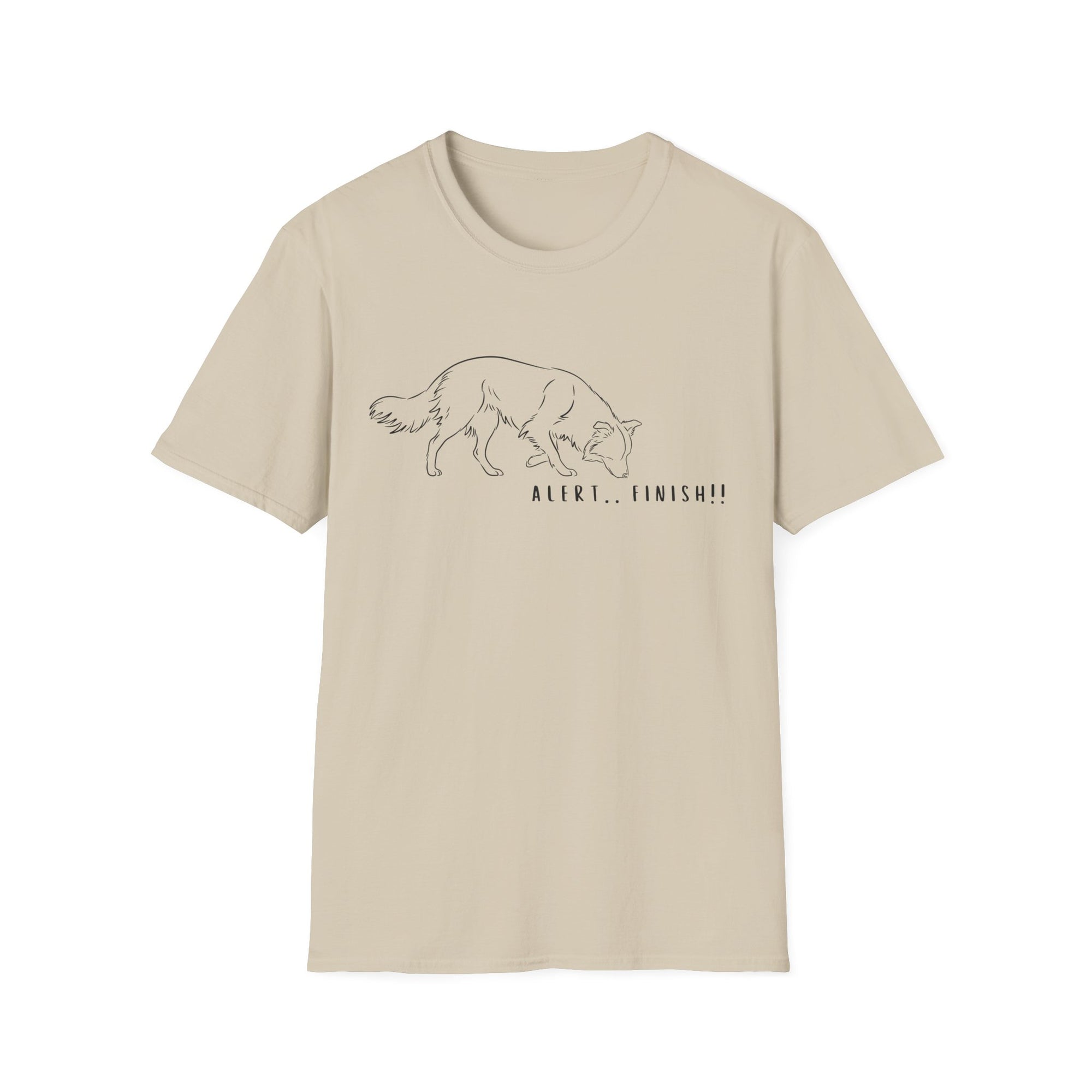 Alert Finish Dog Doggy Lady Special - Tee