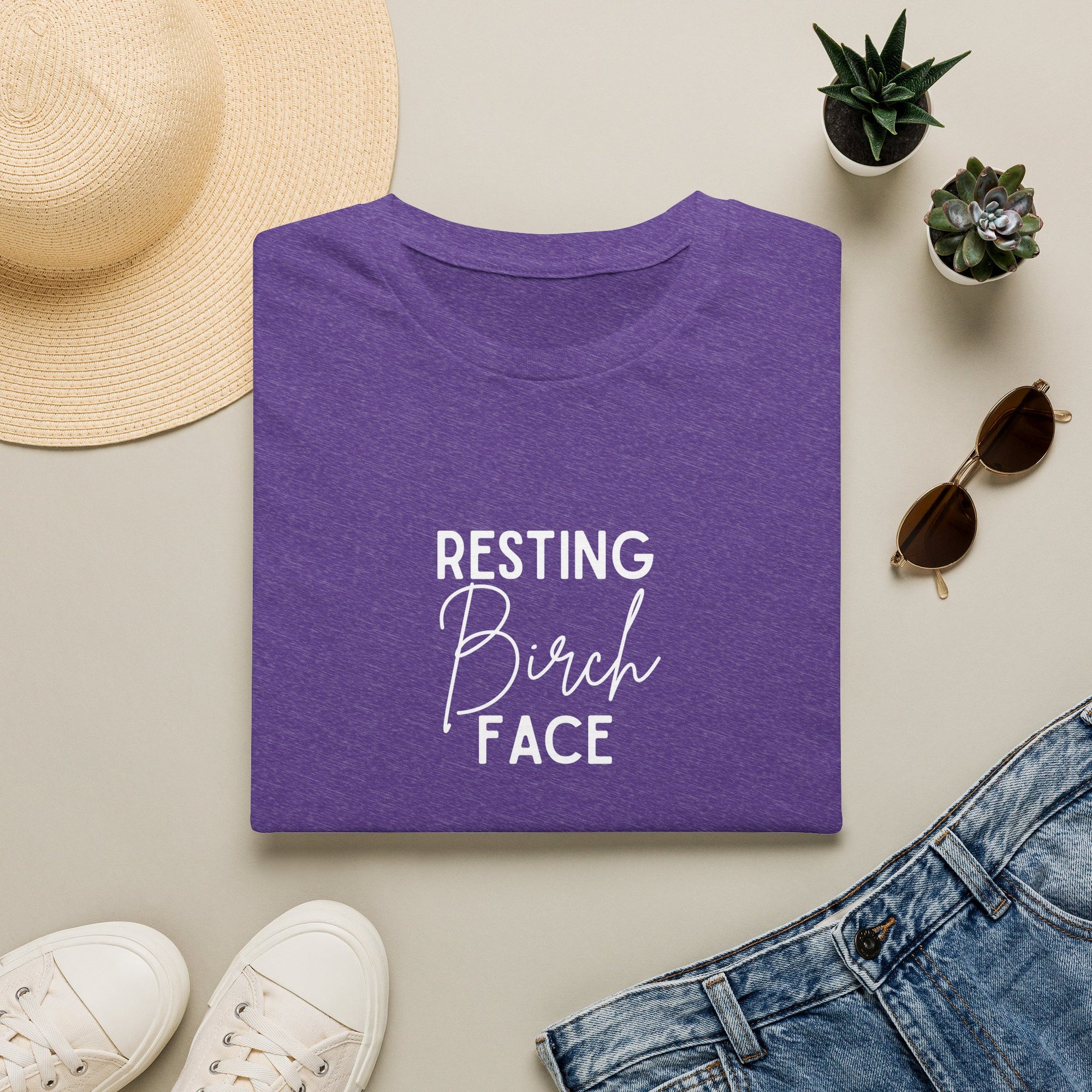 Resting Birch Face Doggy Lady Special - Tee