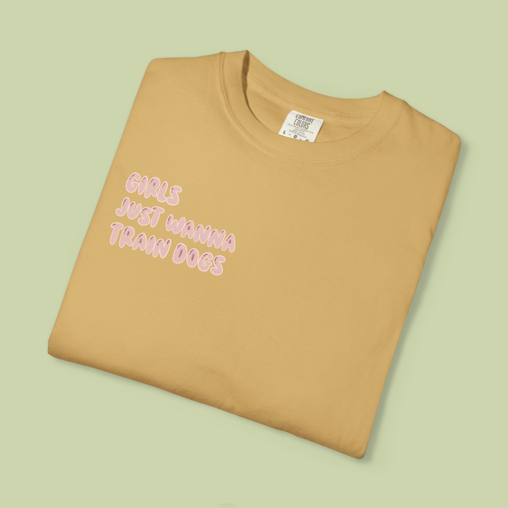 GIRLS JUST WANNA TRAIN DOGS - TEE